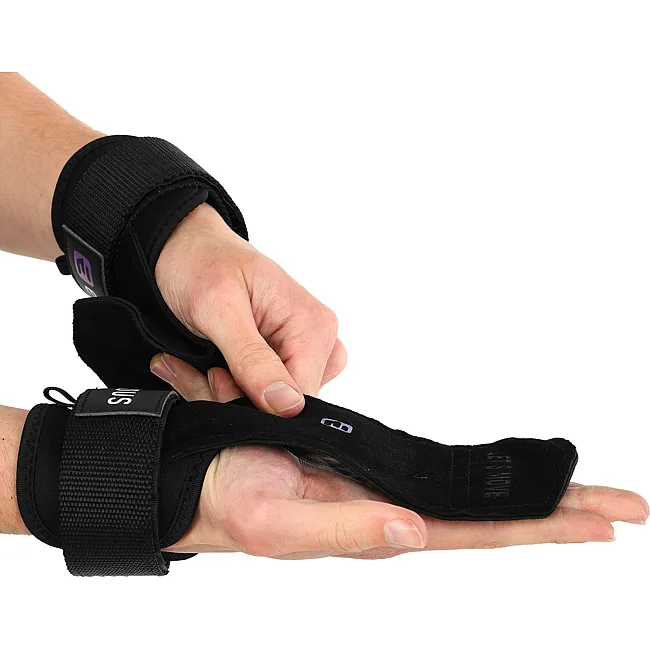 Накладки для подтягивания и тяги POWER GRASP PRO 2.0 EZOUS D-14 2шт (Черный)