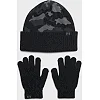 Набор детские шапка и перчатки UNDER ARMOUR B Beanie/Glove Combo черный, серый