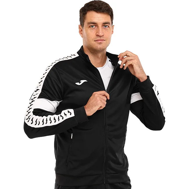 Спортивный костюм
 кофта на молнии и брюки JOMA

 STREET 104216-100 (Черный)