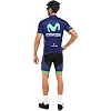 Велоформа летняя джерси и шорты с лямками SPOINT MOVISTAR Y-104