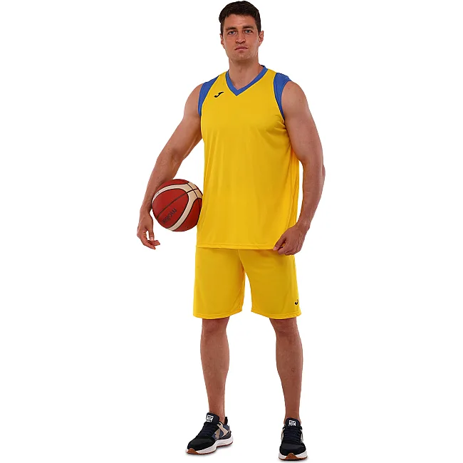 Баскетбольная форма
 майка и шорты JOMA

 FINAL II 102849-907 5XS-XXL (Желтый-синий)