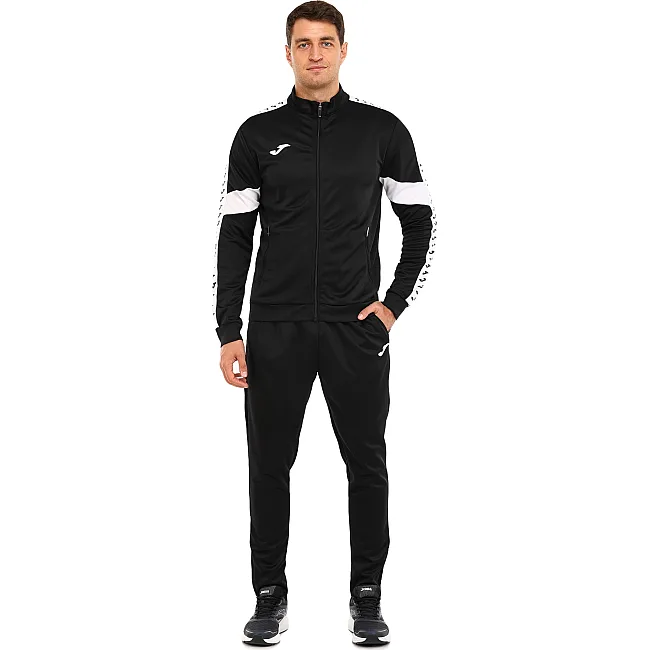 Спортивный костюм
 кофта на молнии и брюки JOMA

 STREET 104216-100 (Черный)