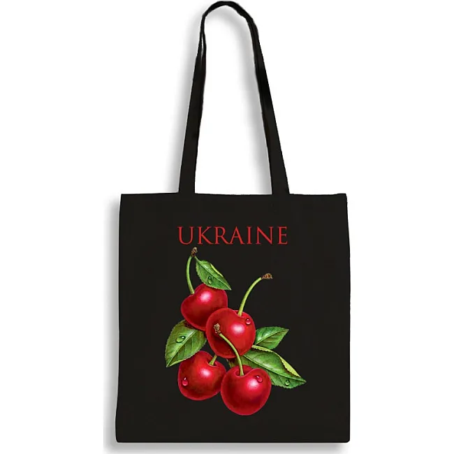Экошопер BookOpt ВК4078 Ukraine Вишенка, Черный