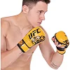 Перчатки Крабы спаринговые для MMA TRUE THAI UFC BO-0487 (Желтый)
