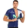Велоформа летняя джерси и шорты с лямками SPOINT MOVISTAR Y-104