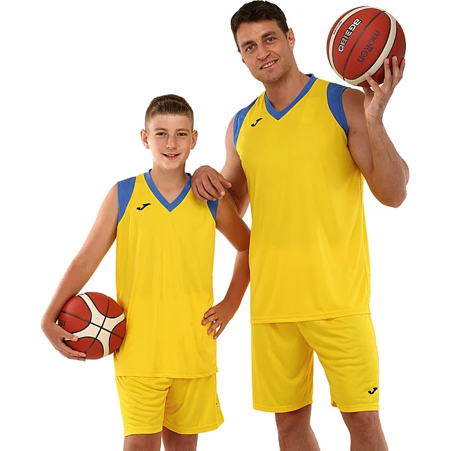 Баскетбольная форма
 майка и шорты JOMA

 FINAL II 102849-907 5XS-XXL (Желтый-синий)