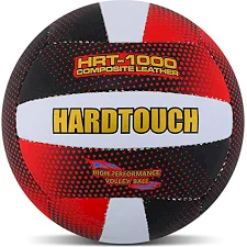 Волейбольний м'яч Compite шкіра HARD TOUCH VB-4049 №5 (Червоно-чорний)