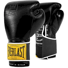 Боксерські рукавиці Everlast 1910 CLASSIC TRAINING GLOVE чорний 16 унцій