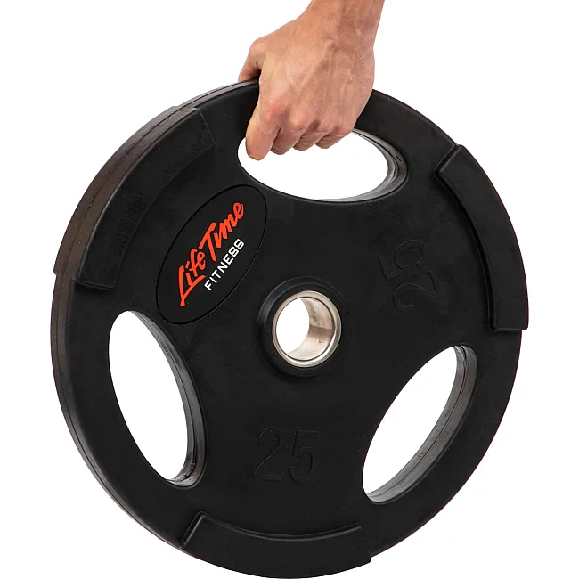 Блин для штанги обрезиненный
 LIFE FITNESS SC-80154B-25 51мм 25кг