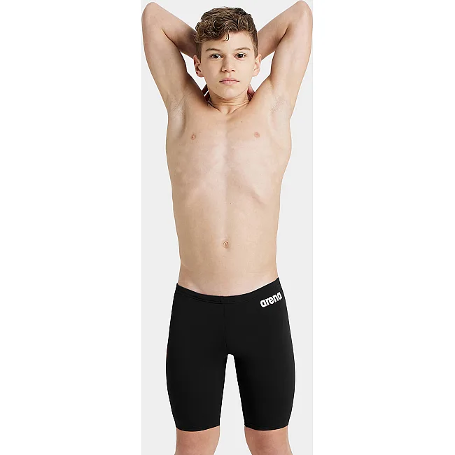 Детские плавки Arena TEAM SWIM JAMMER SOLID черный, белый