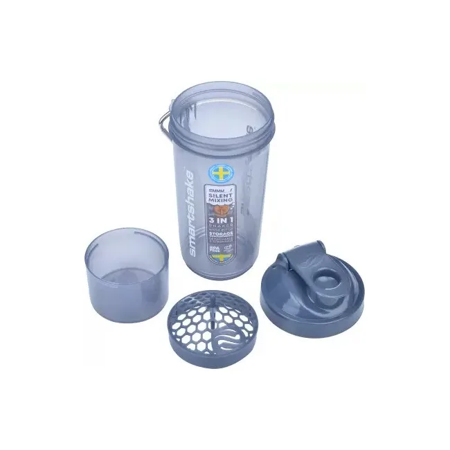 Спортивний шейкер SMARTSHAKE Original2GO One 800ml Mist Gray