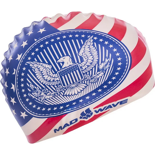 Шапочка для бассейна
 силиконовая для взрослых MADWAVE
 USA M055303000W