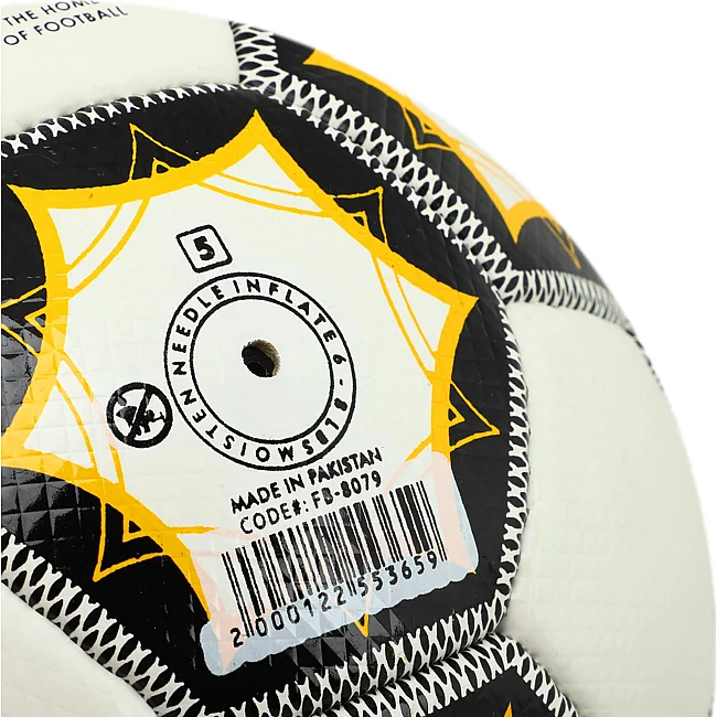 Футбольный мяч
 SOCCERMAX FB-8079 №5 PU (Белый-золотой)