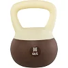 Гиря мягкая BLOOM SOFT KETTLEBELL LB7012-6 вес 6кг (Белый-коричневый)