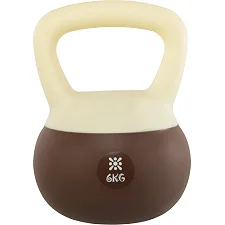Гиря мягкая BLOOM SOFT KETTLEBELL LB7012-6 вес 6кг (Белый-коричневый)