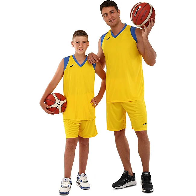 Баскетбольная форма
 майка и шорты JOMA

 FINAL II 102849-907 5XS-XXL (Желтый-синий)