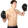 Лапа боксерская изогнутая тренировочная FLEX CORE VL-8538 25x19x5см 2штуки (Черный)