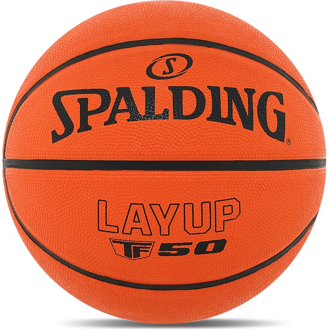 Баскетбольный мяч
 резиновый SPALDING LAYUP TF-50 84332Z
 7 (Оранжевый)