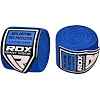 Бинты для бокса RDX Fibra Blue (4,5м)