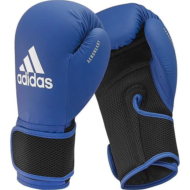 Рукавиці боксерські Adidas Hybrid 25 (синьо-чорний, ADIH25)