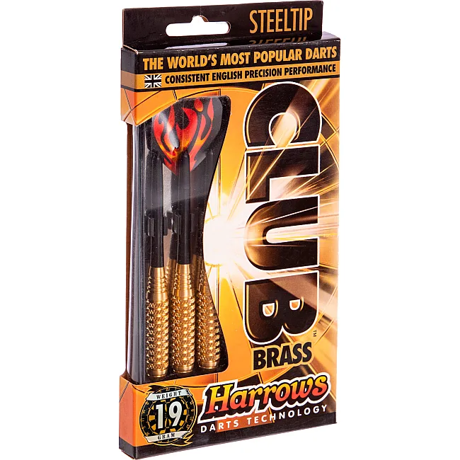 Дротики для дартса HARROWS CLUB BRASS HARROWS D105-19 19гр 3шт
