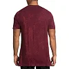 Футболка мужская AFFLICTION Post Human Burgundy Lava Wash