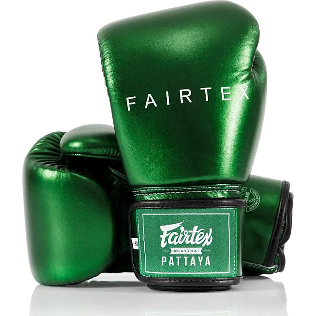 Рукавички для боксу FAIRTEX BGV22 Metallic Green