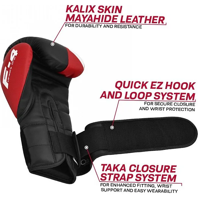 Перчатки для бокса RDX F4 Red