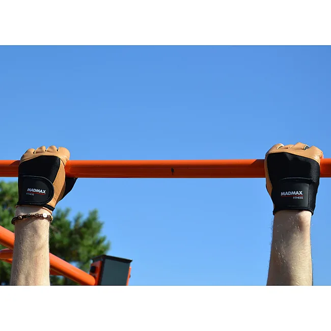 Рукавиці для фітнесу MADMAX MFG-444 Fitness Brown