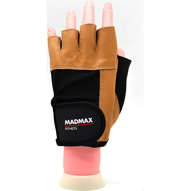 Рукавиці для фітнесу MADMAX MFG-444 Fitness Brown