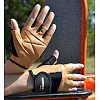 Рукавиці для фітнесу MADMAX MFG-444 Fitness Brown