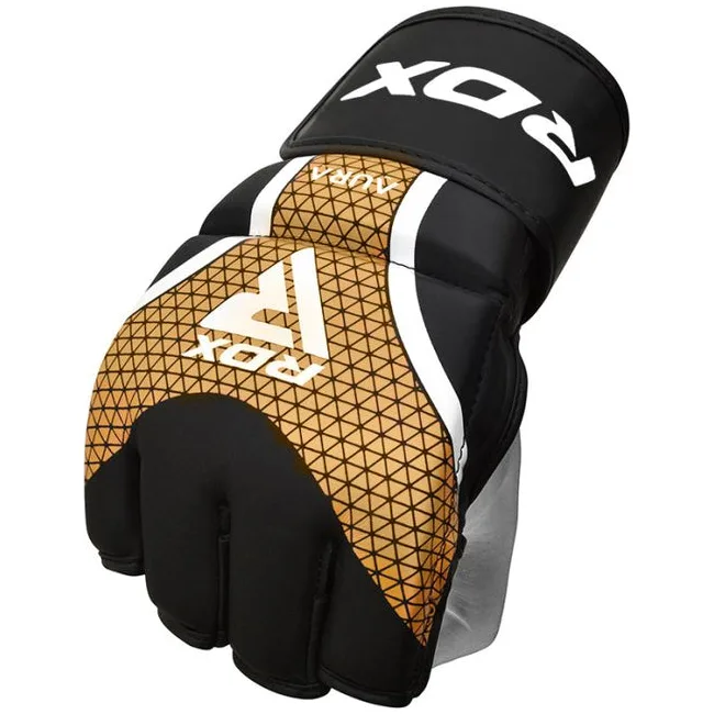 Перчатки для MMA RDX Grappling Aura Plus T-17 Golden