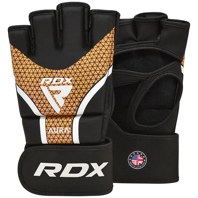 Перчатки для MMA RDX Grappling Aura Plus T-17 Golden