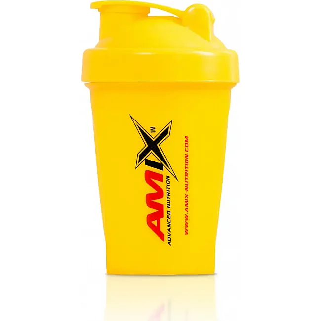 Пластиковый шейкер Amix Shaker Mini 400ml Neon Yellow
