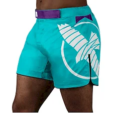 Шорти для ММА HAYABUSA Icon Mid-Thigh MMA Teal White