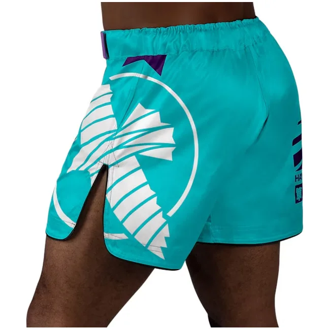 Шорты для ММА HAYABUSA Icon Mid-Thigh MMA Teal White