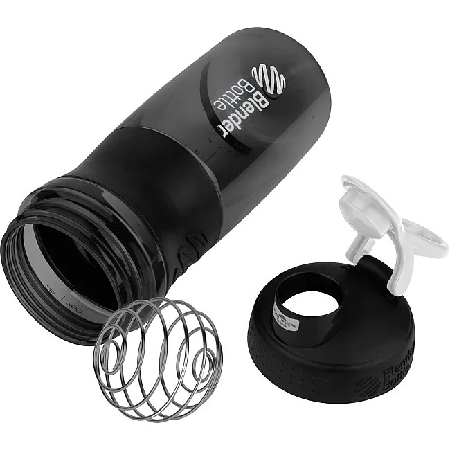 Спортивный шейкер-бутылка BLENDERBOTTLE SportMixer Flip 28oz/820мл Black/White