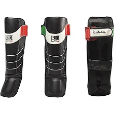 Защита голени и стопы LEONE Revolution Black M