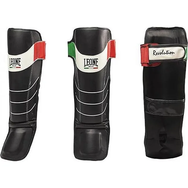 Защита голени и стопы LEONE Revolution Black M