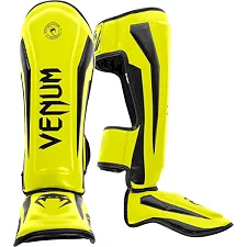 Защитные щитки для ног VENUM Elite Standup Neo Yellow