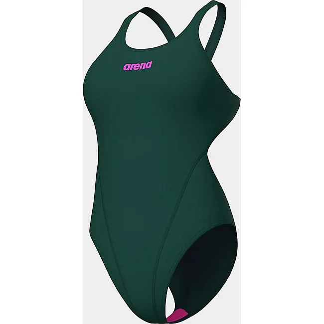 Купальник закрытый для женщин Arena TEAM SWIMSUIT SWIM TECH SOLID темно-зеленый (для женщин)
