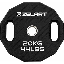 Млинці диски TPU 2 Handle металева втулка ZELART TA-6996-20 (Чорний)