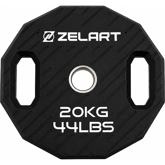 Млинці диски TPU 2 Handle металева втулка ZELART TA-6996-20 (Чорний)