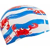 Шапочка для басейну силіконова для дорослих MADWAVE Crabs M057407 (Білий)