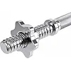 Гриф для гантелі хромований із замками MDbuddy TA-9701-25-14 (Хром)