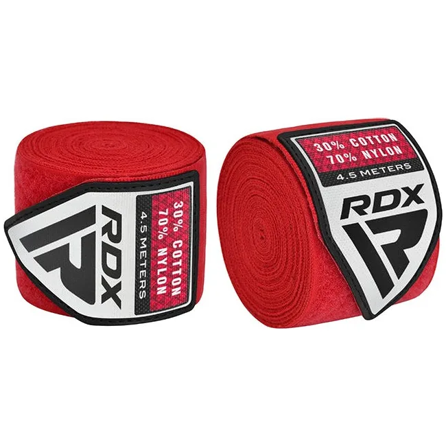 Бинти для боксу RDX WX Professional Boxing Hand Wraps Red