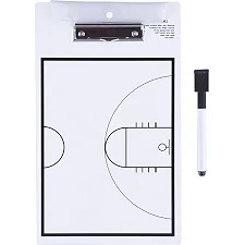 Доска тактическая баскетбольная inSPORTline BK71 40 х 24 см, черно-белая