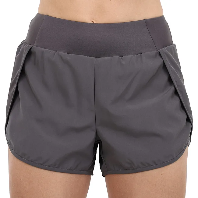 Спортивные шорты двойные 2 в 1 женские SP-SPORT DK01 (Черный)