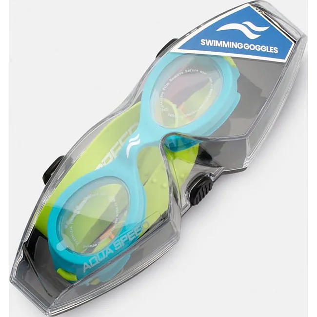 Окуляри для плавання Aqua Speed BONITO 63112 синій, зелений (для дітей) One Size