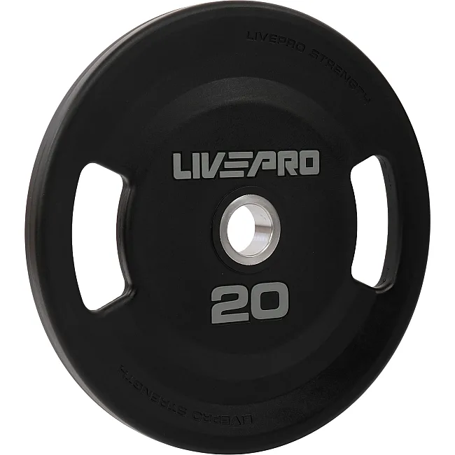 Блины диски полиуретановые 2 Handle металлическая втулка LiveUp LP8337-20 ø51мм 20кг